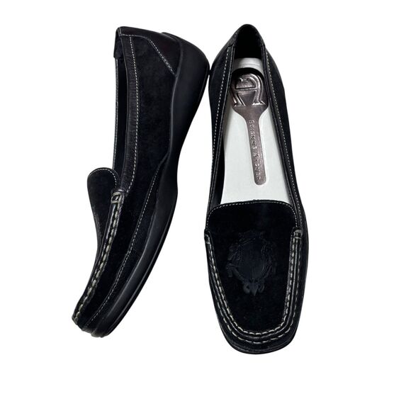 Etienne  Aigner NEW 9 1/2 Medium Leather Upper Suede Loafter Float E-Kylie - Picture 1 of 10